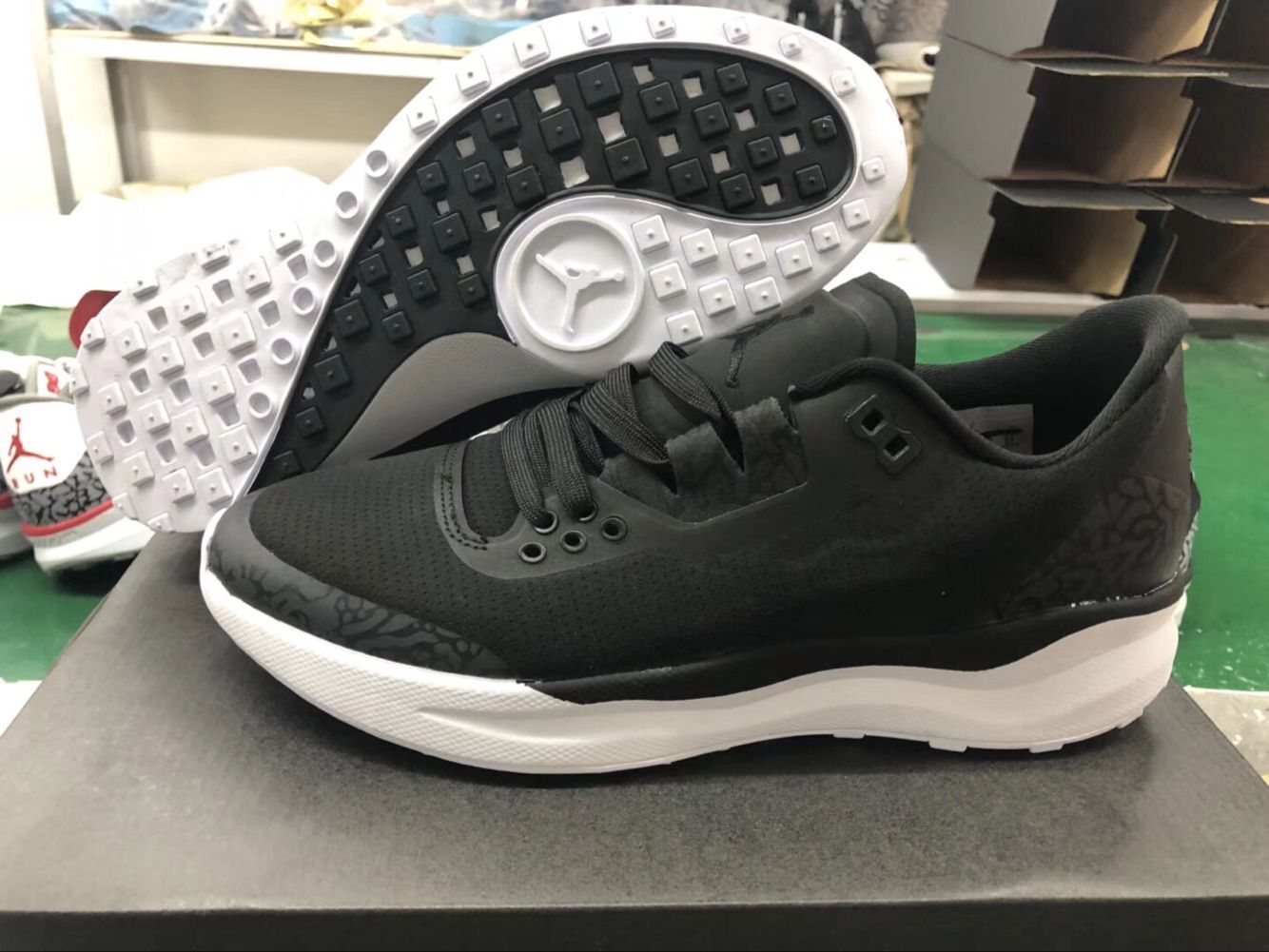 New Jordan 3 Retro Running Shoes Black White